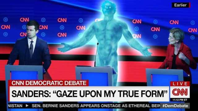Katjerrr's tweet photo. #DemDebate https://t.co/2yNbmIyR9g
