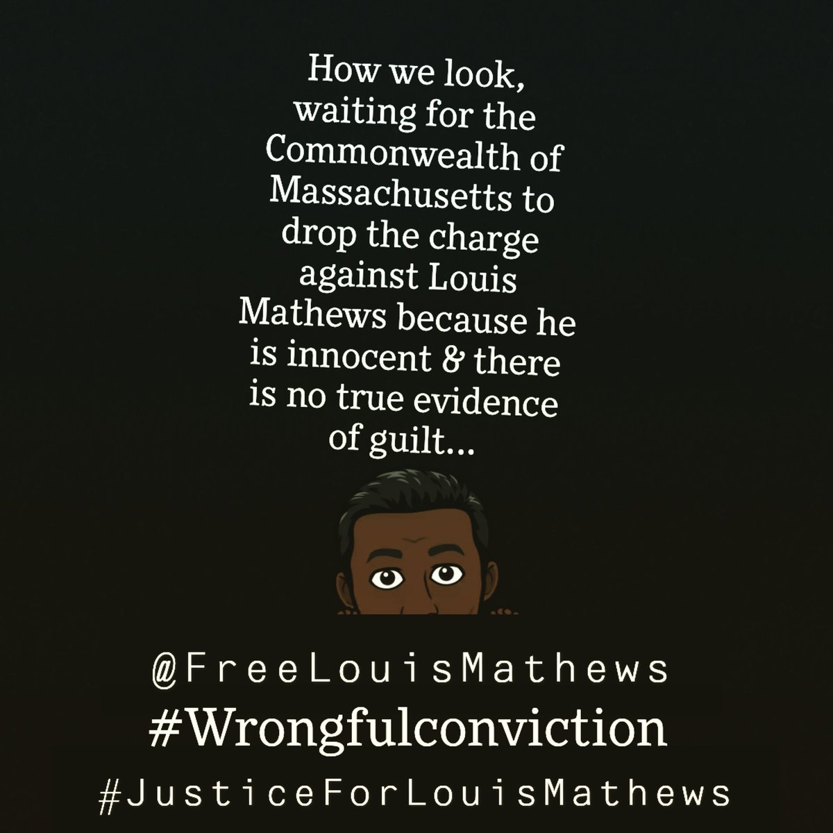 FreeMathews's tweet photo. Louis was indicted with false testimony while his constitutional rights were being violated by detectives of the #MashpeePolice, #MassStatePolice, & #CapeCodAndIslandsDA. This #wrongfulconviction & #injustice will be righted, soon. #FreeLouisMathews #JusticeForLouisMathews https://t.co/lXx7VX4TVY