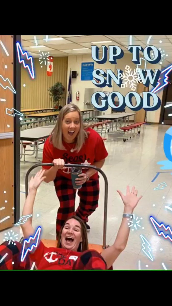 These two are the “Most Wanted Snowbunnies” at OBGES! #gatespride #oneCCPS