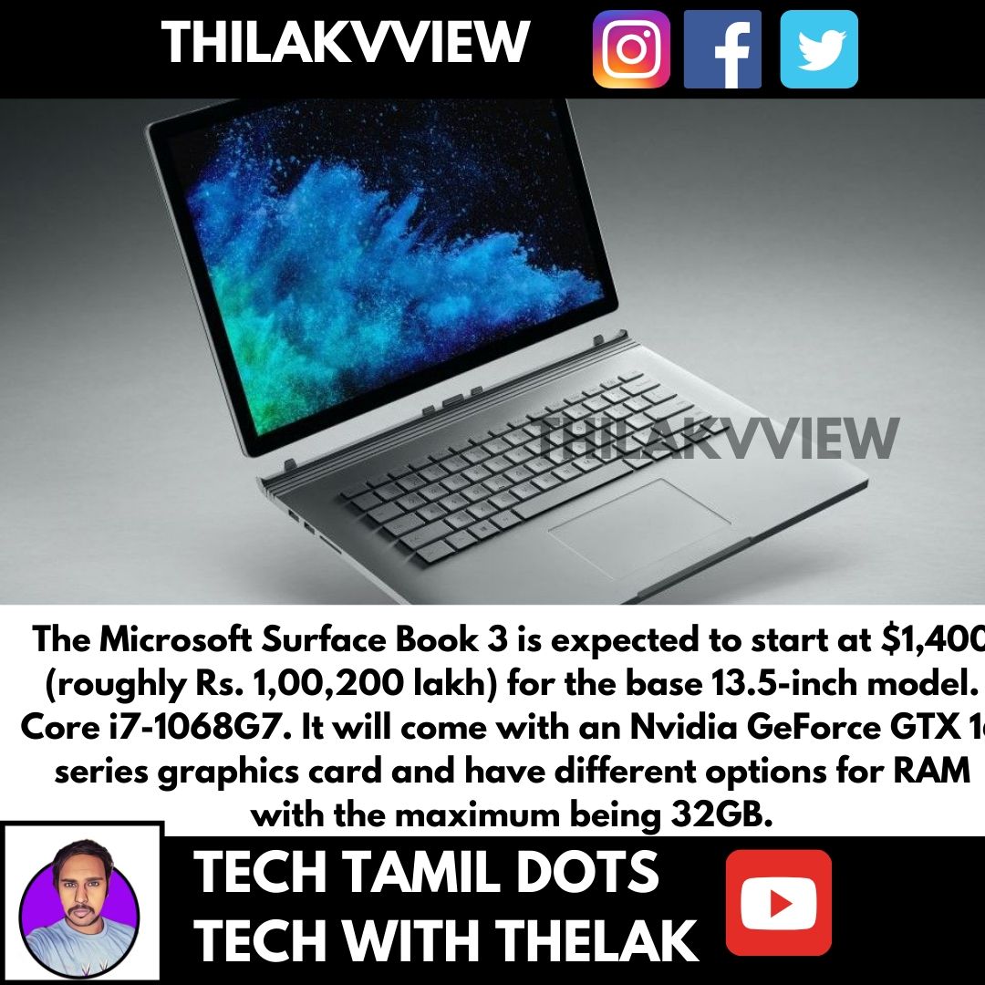 ThilakVView's tweet photo. Follow @thilakvview

#upcomingphones #android #tamiltech #thilakvview #technology #tech #techtamil #youtuber #youtube
#androidtricks  #microsoftsurface #microsoft #microsoftsurfacebook #microsoftsurfacebook3 https://t.co/VcdRWWrBYn