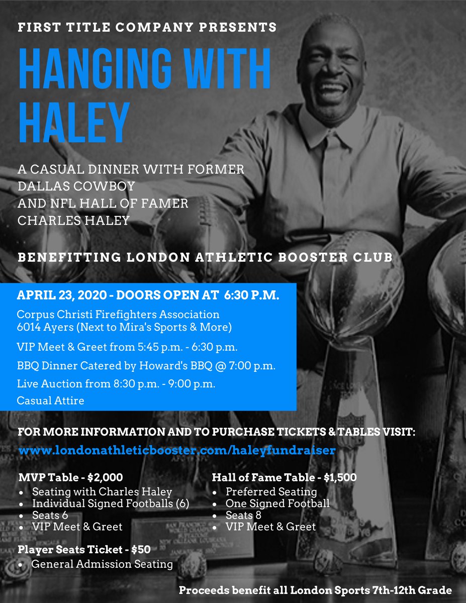 LondonBooster's tweet photo. Announcing our Spring Fundraiser! Tickets can be purchased at: 
https://t.co/U7uOOjcGeh

Proceeds benefit ALL 7th-12th grade sports! @cclondonpirates https://t.co/4e8M8AVxie