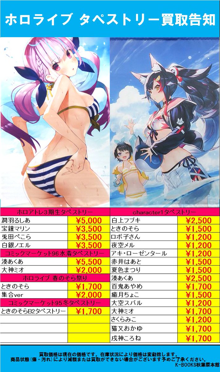 K-BOOKS秋葉原本館 動画系作品（Vtuber） on X: 