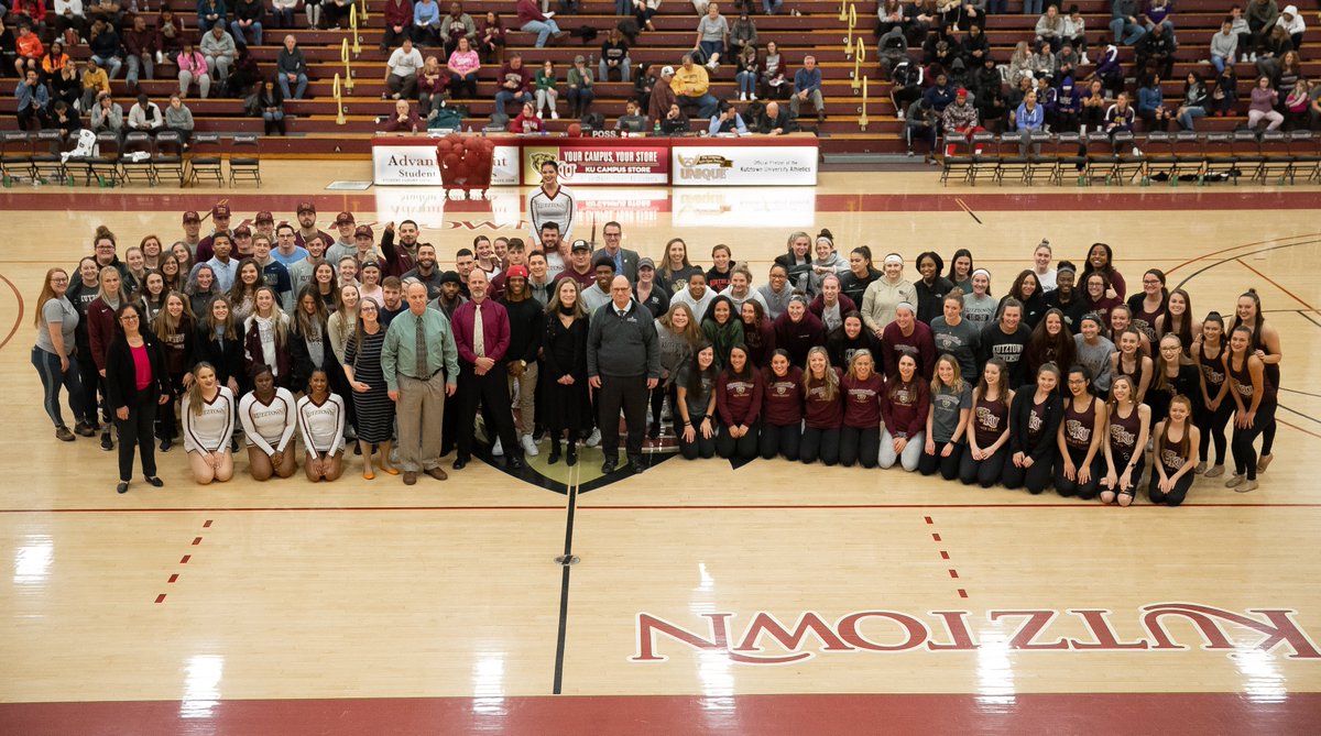 Wednesday night at the basketball doubleheader vs. West Chester, we were proud to recognize our Fall 2019 Golden Bear Honorees and the Spring/Fall 2019 Dean's List members! Congrats to all! #GoBearsGo #GoodtobeGolden