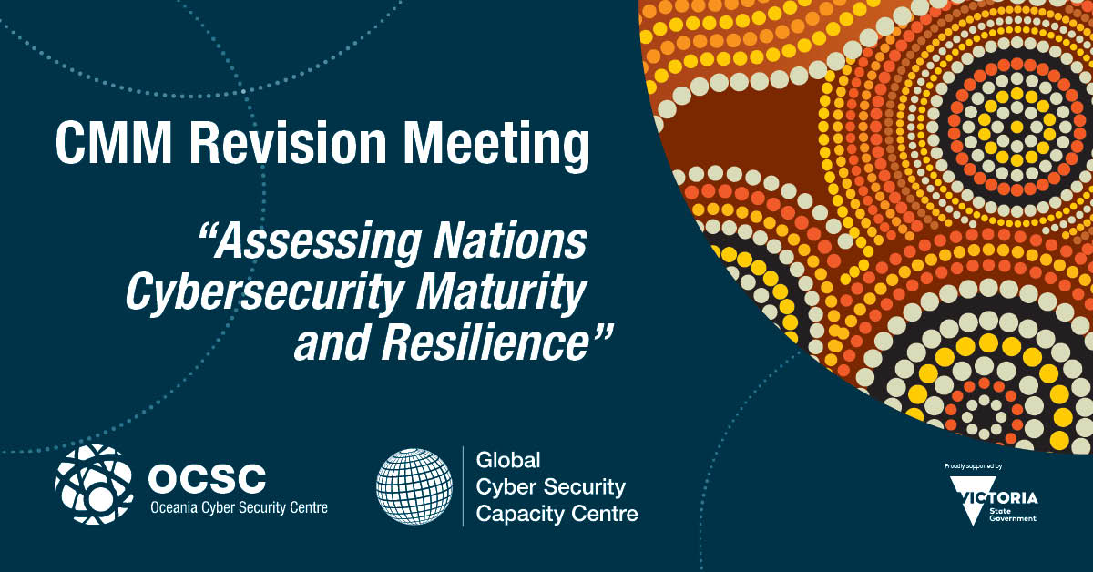 oceania_cyber's tweet photo. Event 3 of day 4! CMM Revision Meeting! Fantastic to have some of the best cybersecurity minds and experts add to the #cybersecurity capacity building from a Global perspective. Bettering our world for all Civic society #OCSC #CMM #CybersecurityCapacity2020 @capacitycentre https://t.co/IxPuJBmgLk