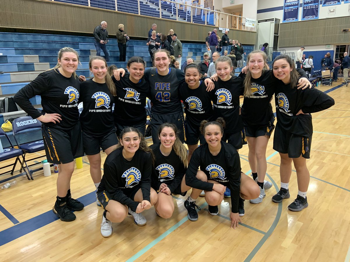 TrojanTTV's tweet photo. Fife Girls Basketball defeated North 53-44 to advance to District Championship game! Get’em! https://t.co/6mv8Z9GdC2
