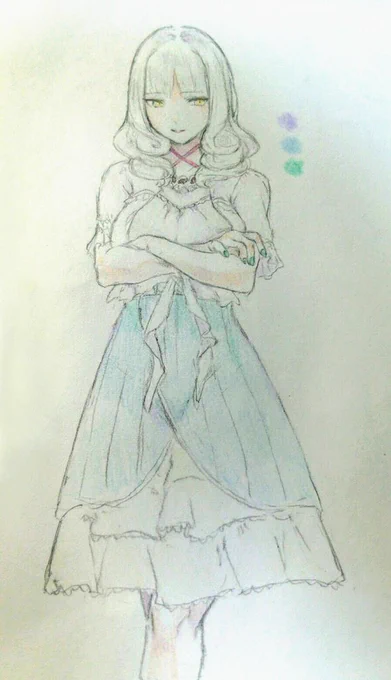#これを見た人は服の絵を貼れ 
私の私服を着せたキャラたち 