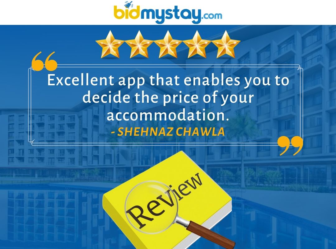 BidmystayC's tweet photo. A review like this inspires us to work harder and always exceed our users expectations!
#Bidmystay #ReverseBidding #HotelRoom #BookYourHotelRoom #DecideYourOwnPrice #HotelBooking #Travelling #TravelDeals #Review #Feedback https://t.co/zKCciVieky