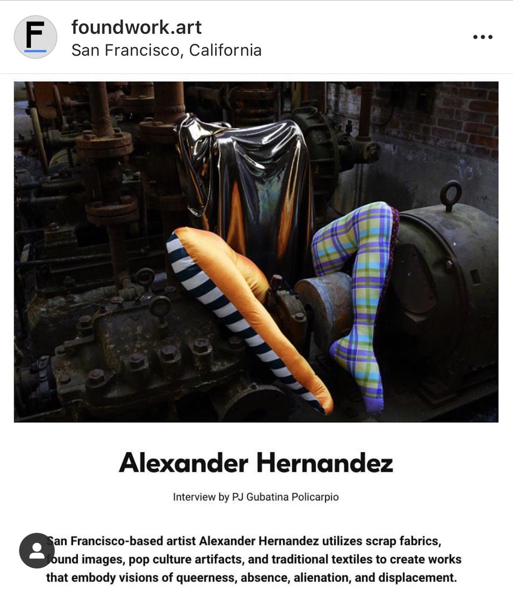 Read my interview for Foundwork #foundwork #ArtistOnTwitter #art #artist #artista #textileart