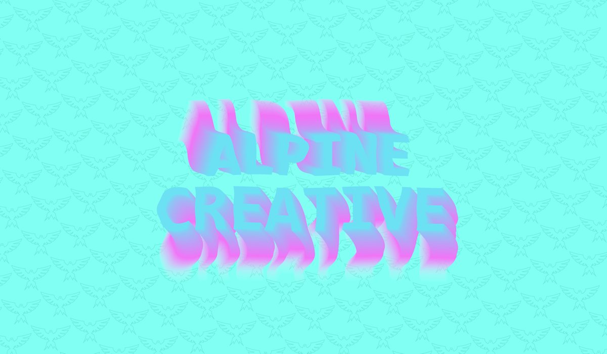 CreativeAlpine's tweet image. Alpine Creative colorful banner! 

#logo #graphic #freelancer