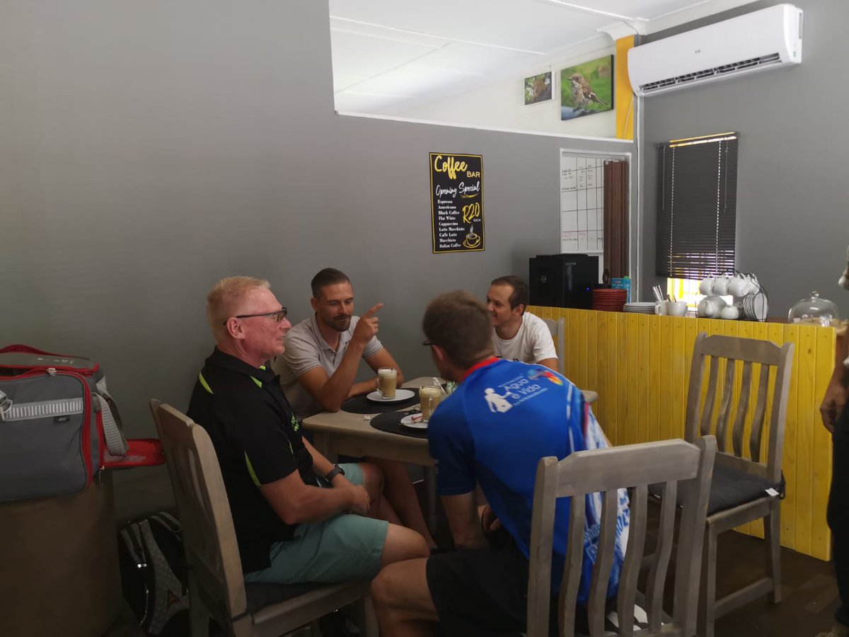 WorldCadence's tweet photo. Cadence World had a good day today! 👍😁Our Social club has a great ride this morning with a Tarlton route. 42km in total. 🗺️We also had Birthday, Renier Schultz, happy birthday and may this year be blessed.Keep an eye on our Facebook page, as we received our new bicycles. 🚲 https://t.co/mHNg5iz3d7