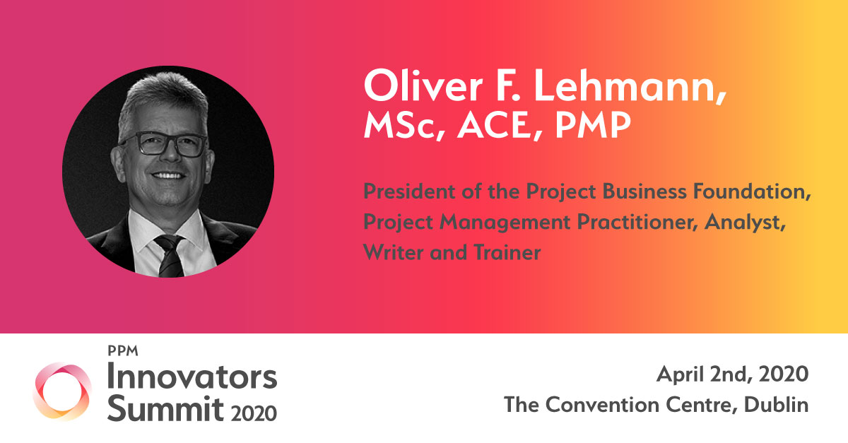PPMInnovators's tweet photo. Introducing Oliver F. Lehmann . Oliver has many stories based on his experience as a PM practitioner, analyst, writer and trainer. To see Oliver at the @PPMInnovators please reserve your place today to avail of the Early Bird Rate  https://t.co/OezbgCnmMy #ppminnovators https://t.co/9z61N2x4M0