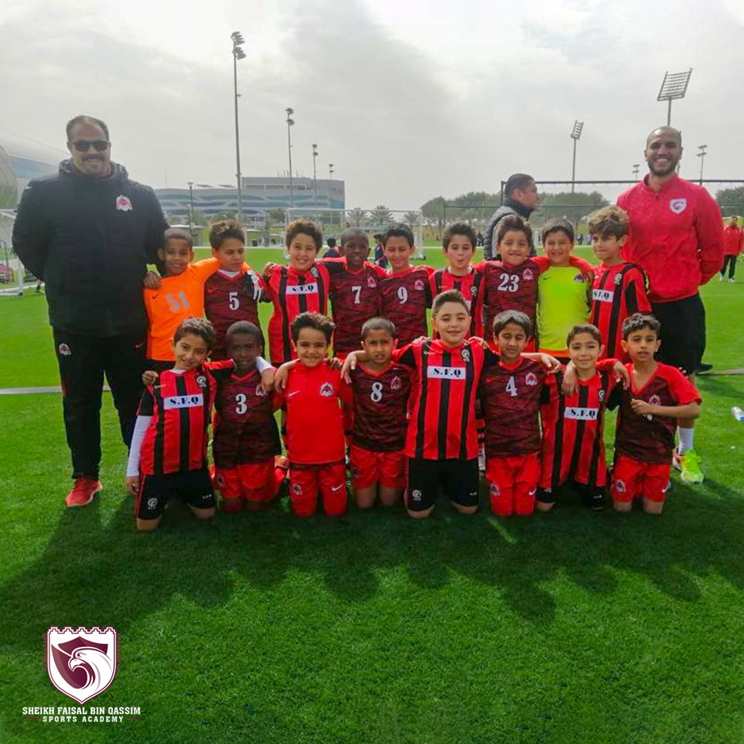 SFQ_Sports's tweet photo. صور تذكارية لفريق SFQ وفريق نادي الريان عقب المشاركة في مباراة رائعة في مسابقة أسباير زون ضمن فعاليات اليوم الرياضي للدولة.

Smiles and enthusiasm, SFQ team and Al Rayyan sports club enjoyed a great match at Aspire Zone competition during the national sports day. https://t.co/8eJ4zkVYZ9