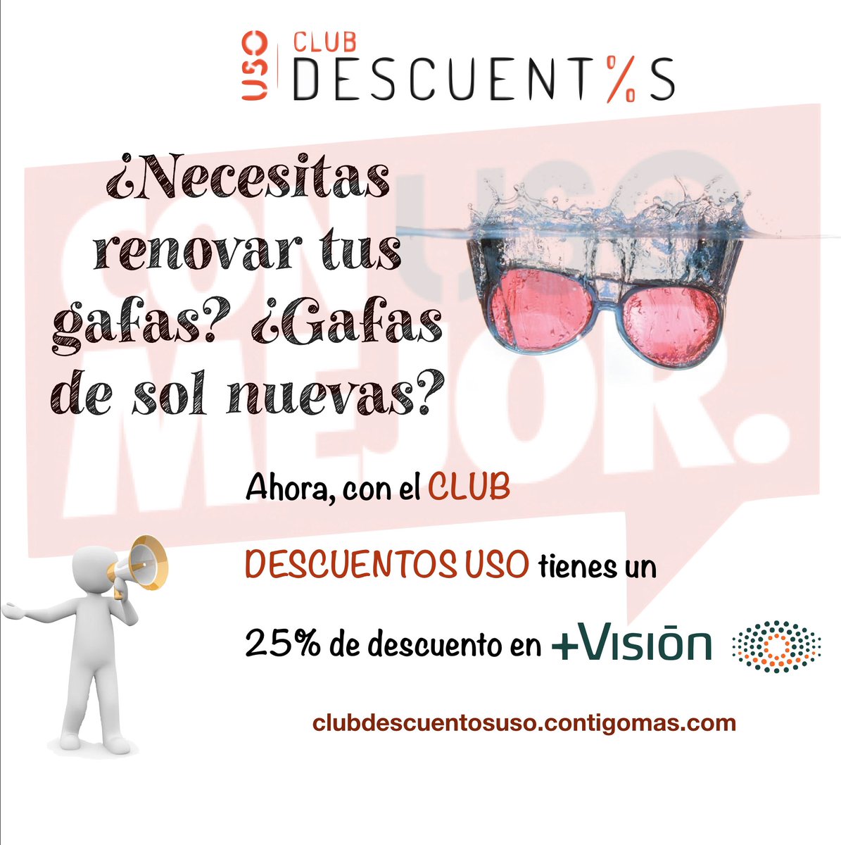 FEUSOCV's tweet photo. 🗣 Recuerda que SOLO POR SER DE USO tienes multitud de descuentos esperando en la app. #USO #ConUSOmejor #clubdescuentosUSO #contigomas https://t.co/ycIa8tqMGN