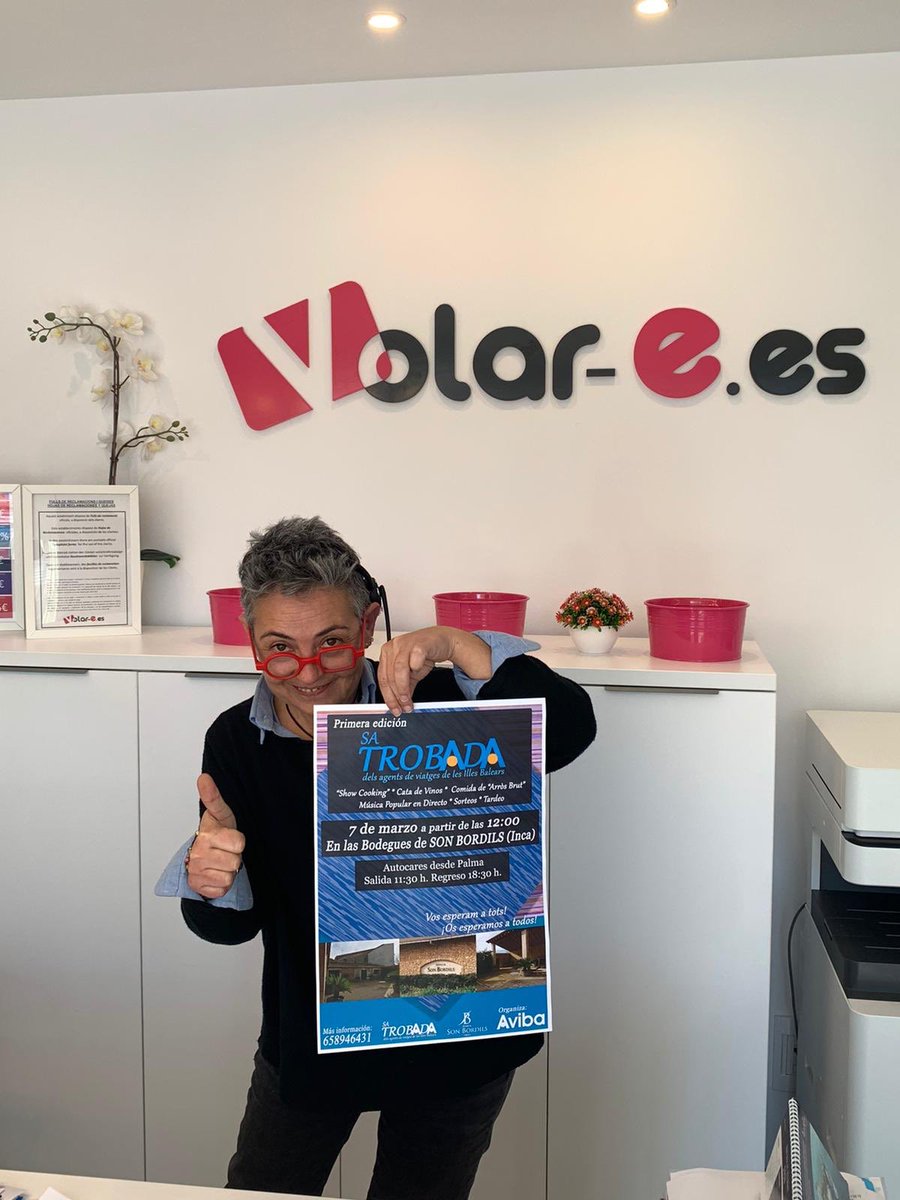 2020 año de la primera edición de #SaTrobada, un encuentro de agentes de viaje donde compartir grandes momentos y experiencias viajadas.
<a href="/volare_viajes/">Volar-e</a> 
#yovoyasatrobada #nosotrosvamosasatrobada #aviba #agentedeviajes #sonbordils #fiesta #tardeo #catadevinos #agenciadeviajes