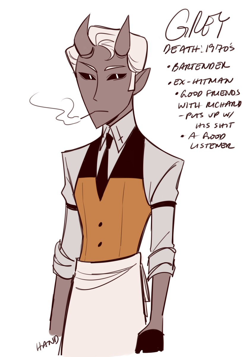 _minnn_____'s tweet photo. Revamped an old demon oc and decided to make him a hazbin oc 😔
#HazbinHotelOC #HHOC #HazbinHotel https://t.co/cLhhRcmyDR