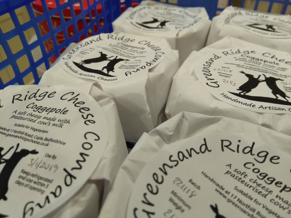 This month we've resurrected our original #handmade cheese, Coggepole. Should be some on the #cheese counter at <a href="/ParksideFShop/">Parkside Farm Shop</a> near #biggleswade, #Bedfordshire. Best be quick though, there aren't many.