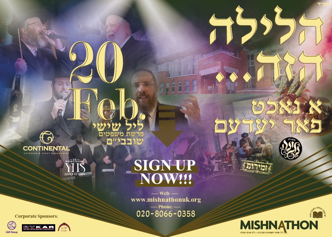 Hatzlocha Raba to all participants of tonight's first ever #Mishnathon Event in London, to benefit my fathers org. <a href="/Kolboniach/">Kol Boniach</a> <a href="/OsherSchapiro/">Rabbi Osher Schapiro</a>