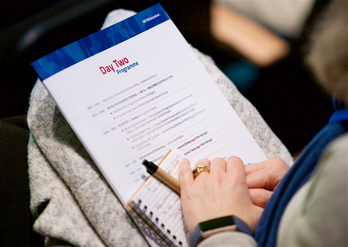 KYAEducation's tweet photo. Huge thanks to @LibrisUnify, whose brochure personalisation service has created our #KYAEducation conference programmes. Do speak to them over lunch about how a tailored approach may work for your prospectus or other materials. https://t.co/Wy9rk94oER