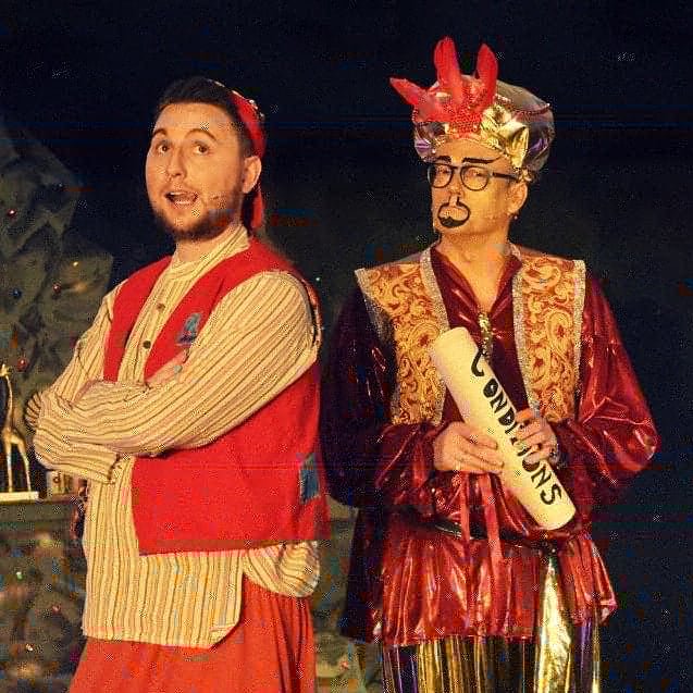 AndyTLake's tweet image. A few photos of my Twankey #Aladdin #Panto