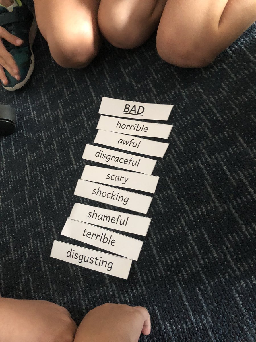 kpackteacher's tweet photo. Hey @maryanne_muhl look at what we did to get ready for #persuasivewriting in #g4pyp #shadesofmeaning #sharingtheplanet Building our powerful #vocab @ISPPCambodia https://t.co/TmJlR4i5f1