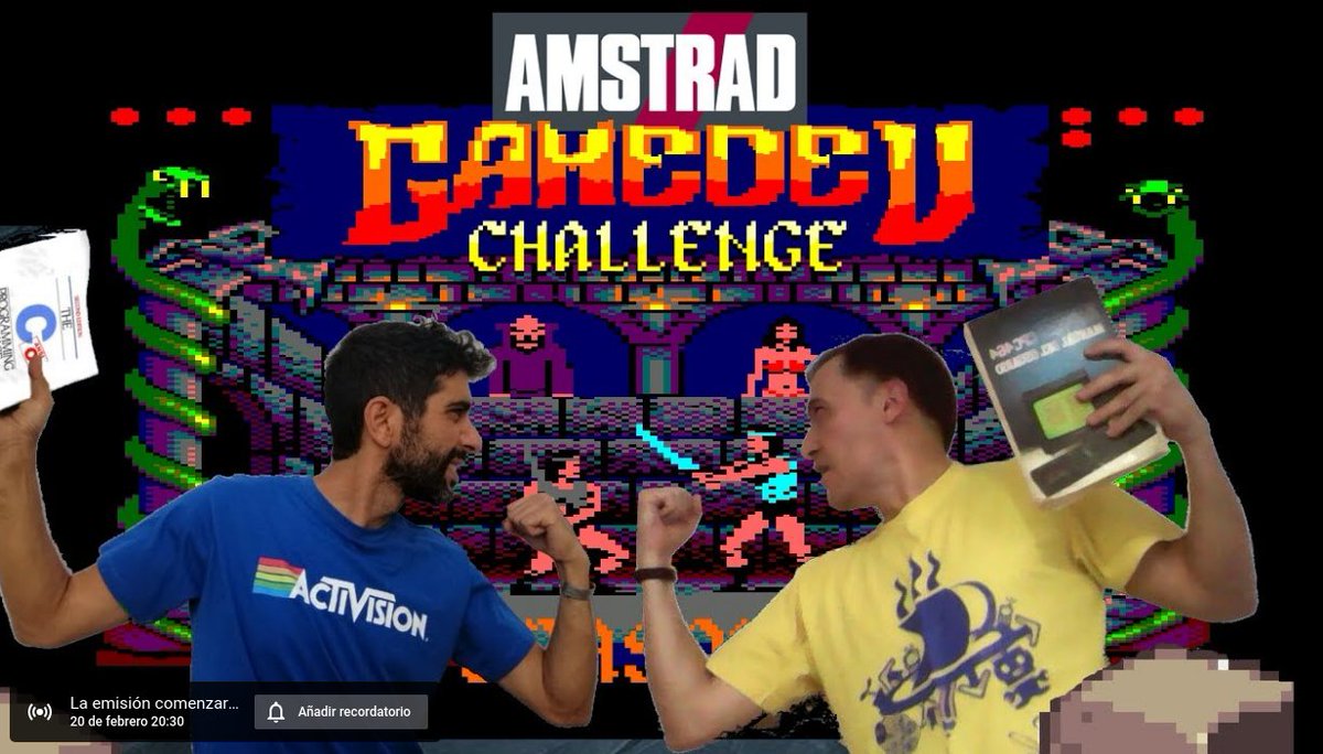 FranGallegoBR's tweet photo. ¡No se os olvide!
Hoy, 20/feb, 20:30h
Mapas y niveles para nuestro RPG en #BASIC y #C
Live #AmstradGameDevChallenge #AGC08
https://t.co/WRXdBMeU8j
¡Os esperamos a todos!
#Amstrad #AmstradCPC #GameDev #IndieDev #DEZ80 #Programming #Coding #8bit
#retro @Hec_Linares https://t.co/HAVQwmuVEk