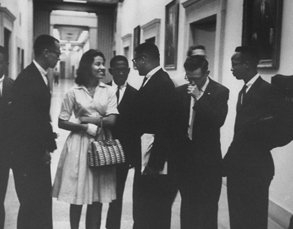 HerstoryR's tweet image. Happy Black HERstory Month! Diane Nash - a founding member of the Student Nonviolent Coordinating Committee. She was instrumental in organizing the Freedom Rides and the Selma Voting Rights Movement in response to the Birmingham 16th Street Church bombing that killed 4young girls