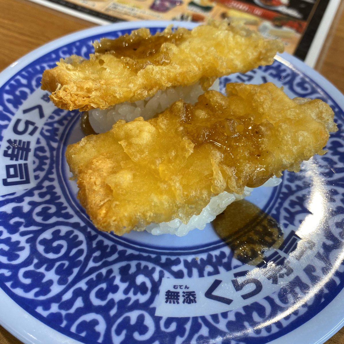 くら寿司の濃厚チェダーチーズ天寿司だいすきおじさん