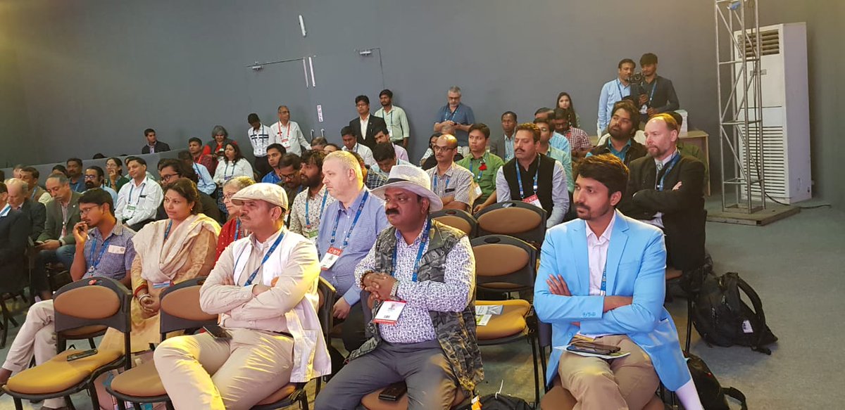 #CMSCOP13 Day-4: Take a look at the side event on ‘State of India’s Birds 2020 – Range, Trends &amp; Conservation Status’ organised by the National Biodiversity Authority India (NBAI) today, in Gandhinagar, Gujarat. 
#CMSCOP13India