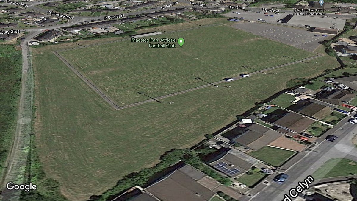 Google’s view of Tudor Park. Home of the Arabs. #ParkArabs