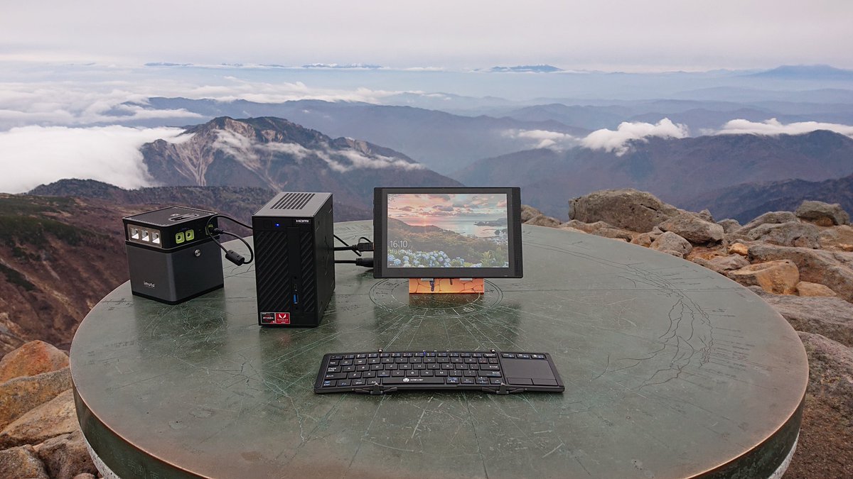 item765's tweet image. #ASRockerPC
アウトドア用DeskMini