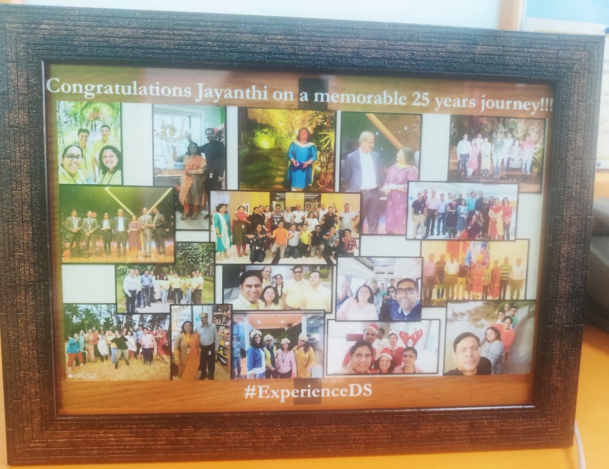 JayanthiDesikan's tweet photo. Pleasant surprise from DS leadership team 🙂 #experienceds #ivsplace2b @prsurya @parigivinod @ShettyVedavati https://t.co/Ld7Q7H2kiH
