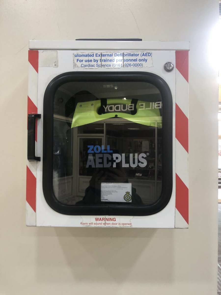 SJACymru's tweet photo. Another defibrillator located at @AberafanCentre!
Do you know where your nearest defibrillator is?
#defibruary #DefibAware https://t.co/ZAamYrfzYl