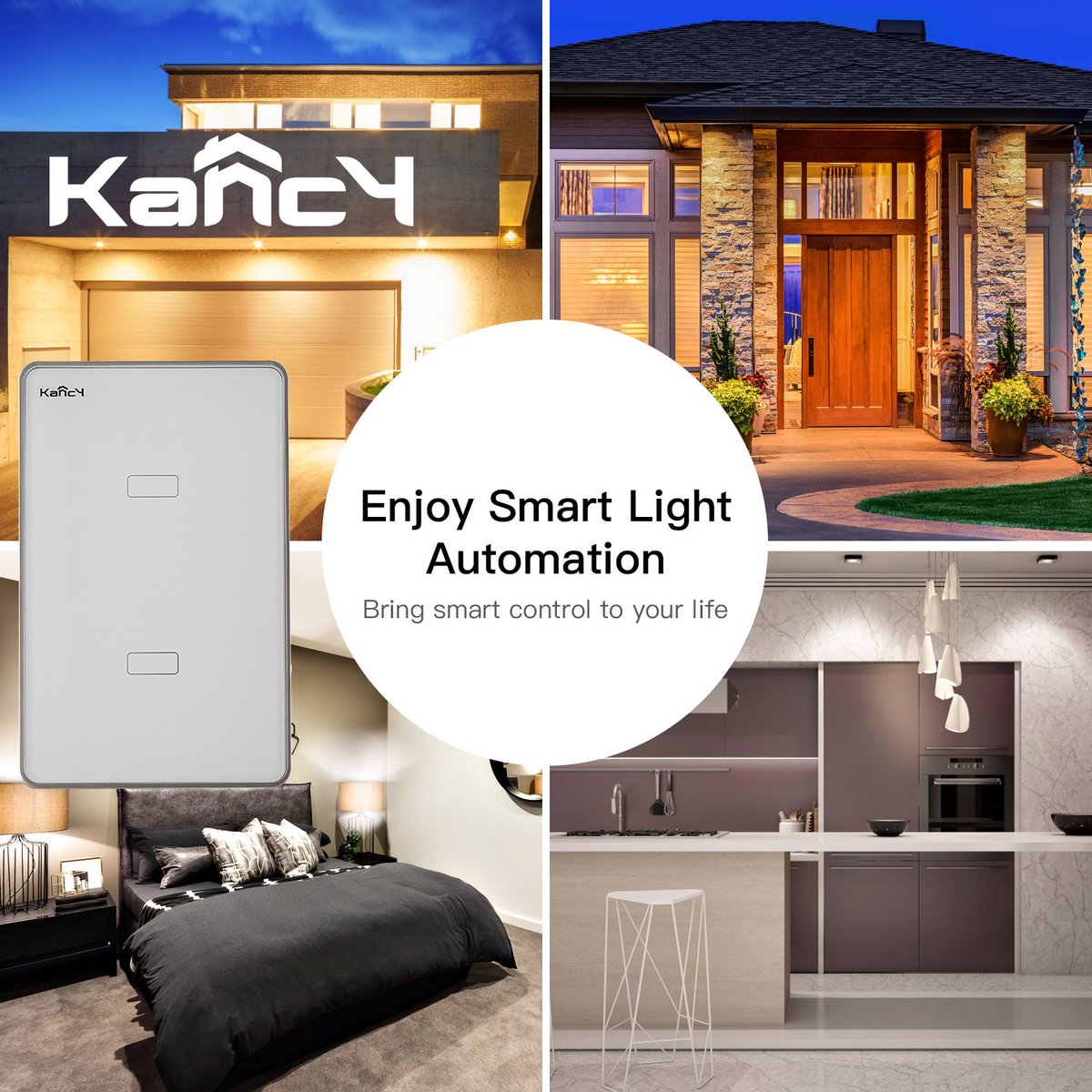 KancySystems's tweet photo. Wifi Smart Light Switch (Compatible with Alexa &amp; Google Assistant) from Kancy.
https://t.co/ybps4me6v4
#kancy #smarthome #homeautomation #technology #cctv #security #home #homesecurity #control #tech #design #securitysystem #smarthomes #iot #smarthometechnology #automation https://t.co/fhEp239cJV
