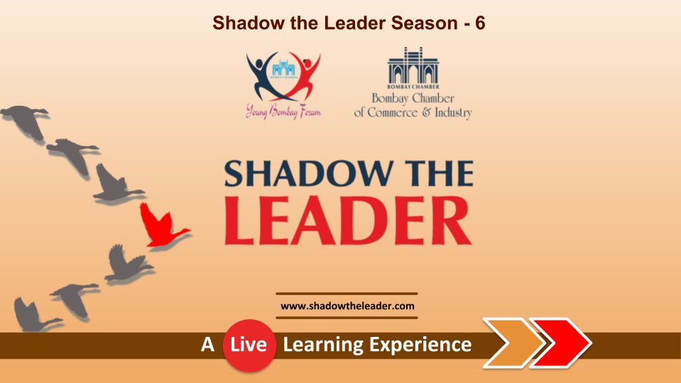 BombayChamber's tweet photo. #YoungBombayForum of #BombayChamber is happy to announce #ShadowtheLeader Programme - Season 6.
Registration Started!
For more details Visit : https://t.co/IXZWsK4550 https://t.co/dqTUqEOhlW