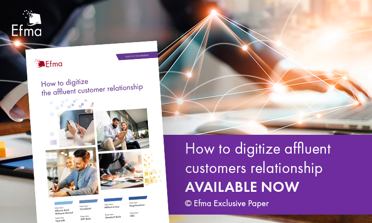 WeAreQorus's tweet photo. In our latest exclusive report, we interviewed Efma members @caixabank @otpbank @milleniumbcp @StandardBank @UBS @nagelmackers @nykredit to better understand how they digitize the affluent customer relationship.
Get more insights ➡️ https://t.co/QewK8375ff
#Efmamember https://t.co/k9a5lRuOHO