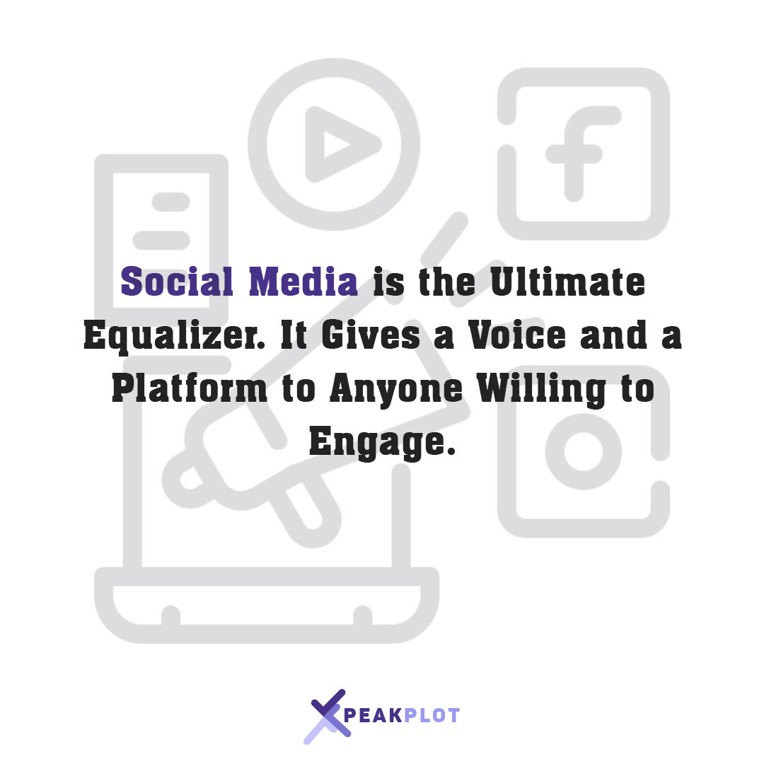 Peakplotagency's tweet photo. Social media is a wide platform to engage an audience and reach new customers who are willing to join.

#socialmediamarketing #digitalmarketing #socialmedia #marketing #branding #business #seo #onlinemarketing #contentmarketing  #entrepreneur #advertising #agency https://t.co/uFhTPJW6hG