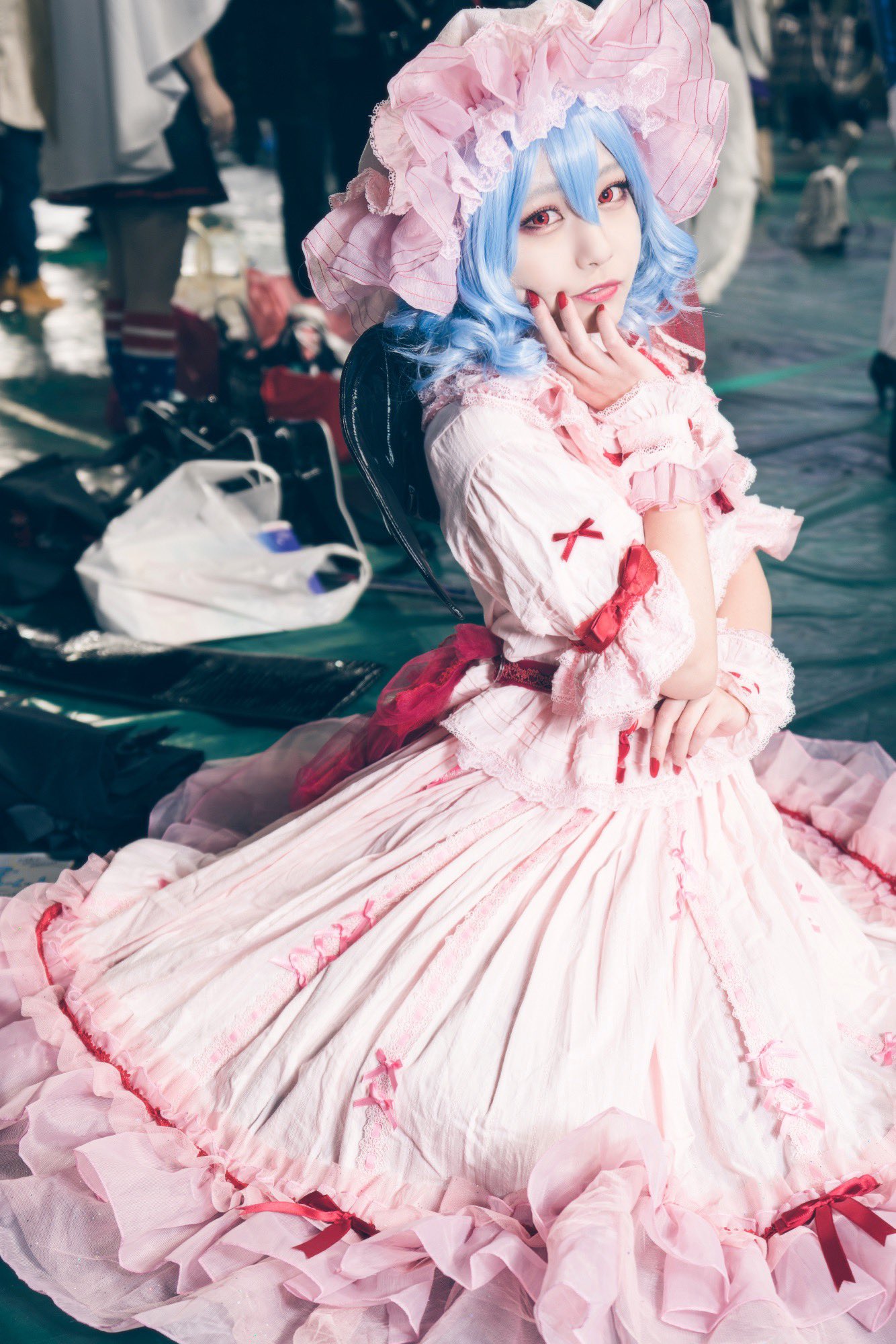 東方project レミリア コスプレ 衣装-