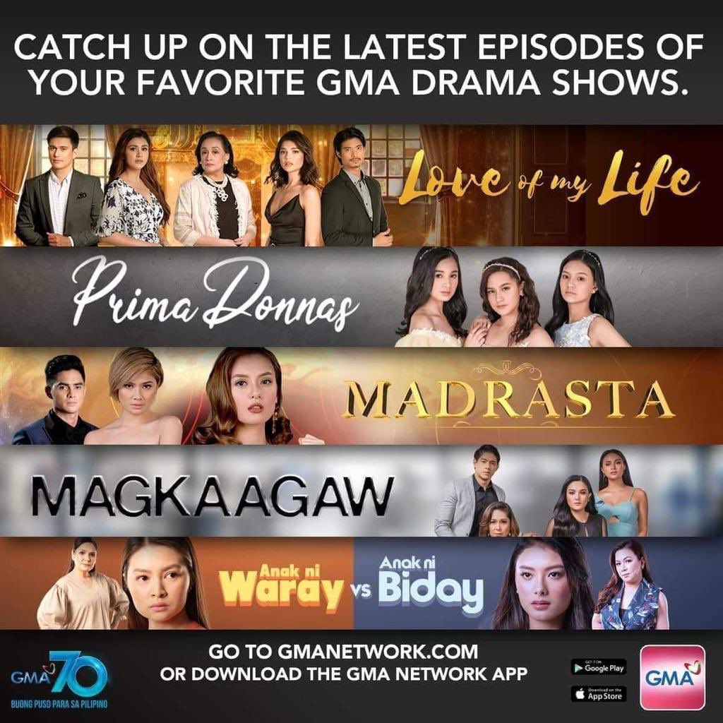 kapusongkim's tweet photo. MGA KAPUSO!

Don’t miss out an episode of your favorite Afternoon Prime and Telebabad series!

Log on to https://t.co/Yf9EFGxHcF or download the GMA Network app now!

#WVBInvitation
#DOTSPHBlackVsWhite
#LOMLWeAreFamily

#GMAFullEpisodes https://t.co/DslqiIorId