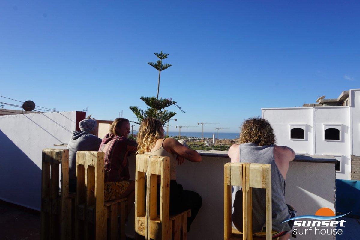 sunsetsurfhouse's tweet photo. Surf House Tamraght, Morocco. Accommodation &amp; Excursions for Surfers in a microclimate with 330 days of sunshine per year.

https://t.co/clleDJ4McJ
 #yoga #surfhousemorocco #sunsetsurfboards
#newsurfboards #surfingMorocco #happyguests 
#tamraght  #morocco #sunsetsurfhouse https://t.co/DHcA9HVMXZ