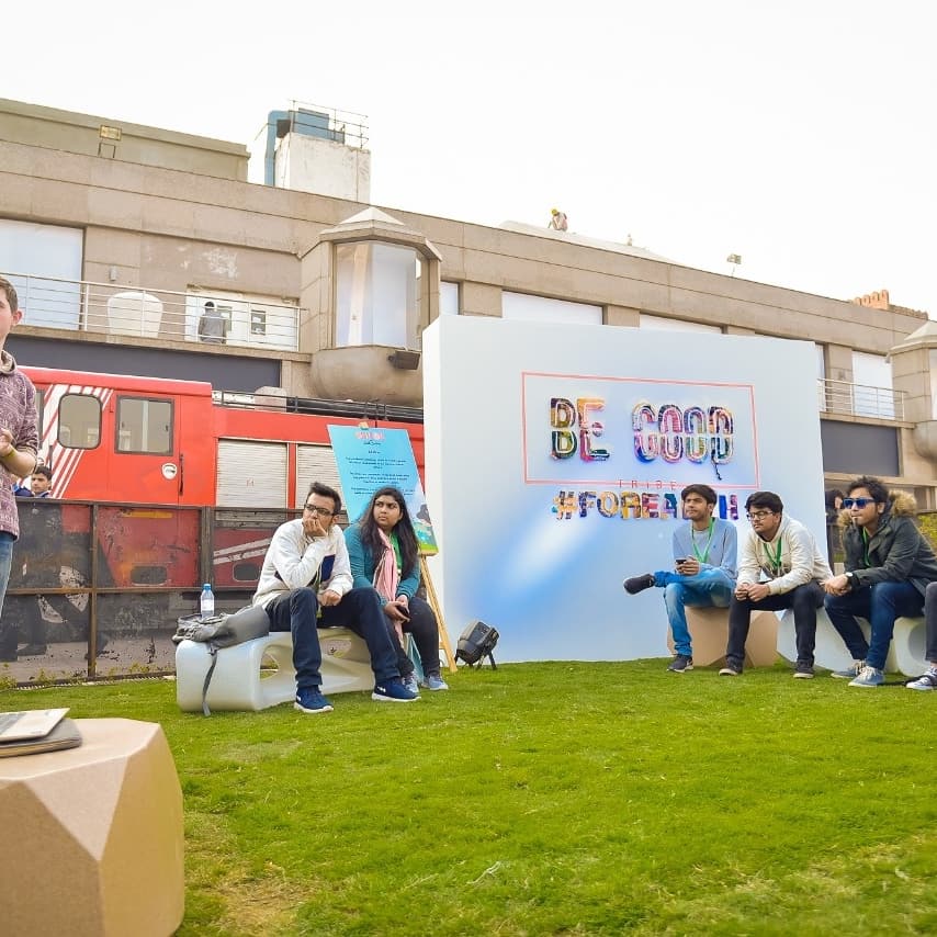 BeGoodTribe's tweet photo. We thank @DelhiFFF for cultivating in us the spirit of sustainability with their workshop. Thank you all for joining #ForEarth 🌍to bring a greener future🌱
#BeGood #BeGoodTribe// @Panasonic_india @dlfavenue
.
📷 @bariccikhan https://t.co/b0EudCO7Gf