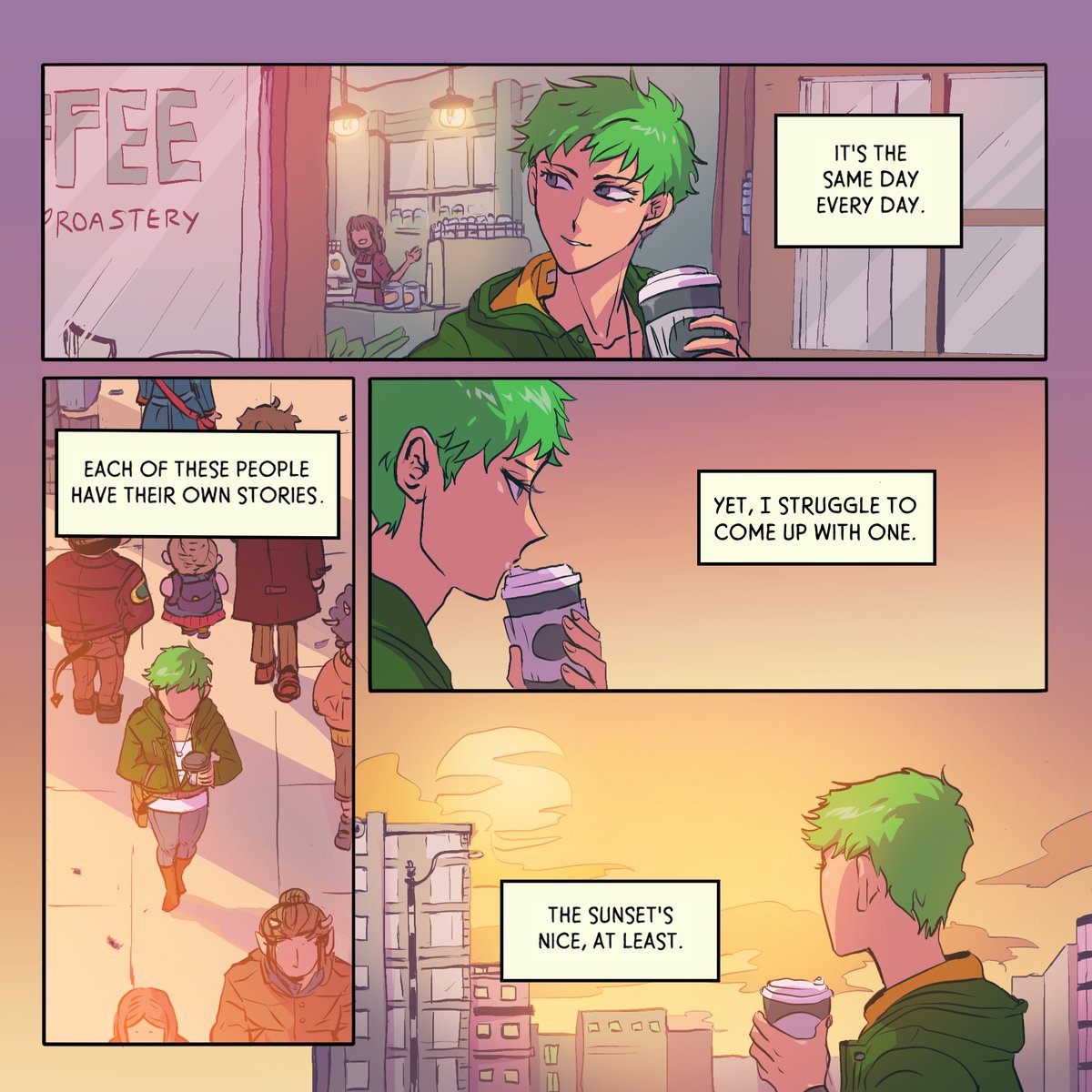 COFFEE TALK WEBCOMIC] When life drifts you out of your rhythm, you
