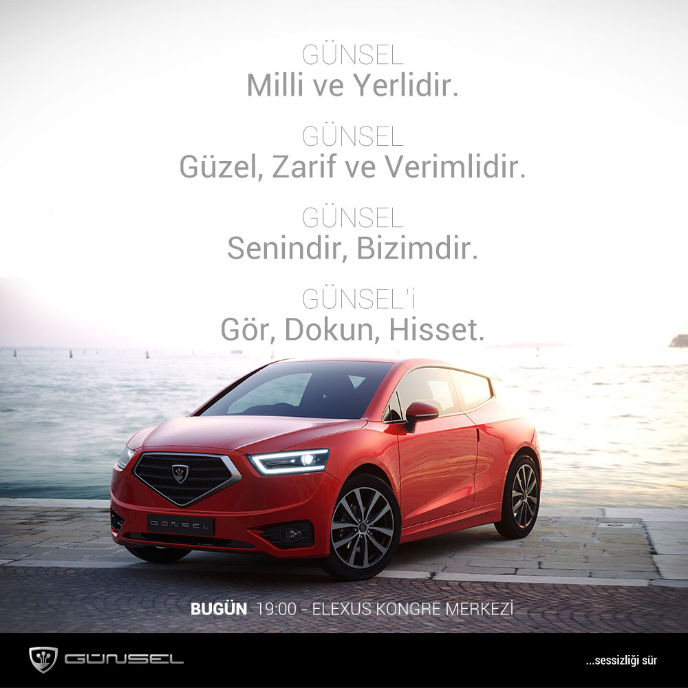 DriveGunsel's tweet photo. GÜNSEL sizi bekliyor! 

Bugün | 19.00 | Elexus Kongre Merkezi

Davet Bağlantısı 👇
https://t.co/saz5DKCPDV

#SessizligiSur
#yerlivemilli #yerliotomobil
#elektrikliotomobil #elektrikliaraba https://t.co/e1LmmE10wj