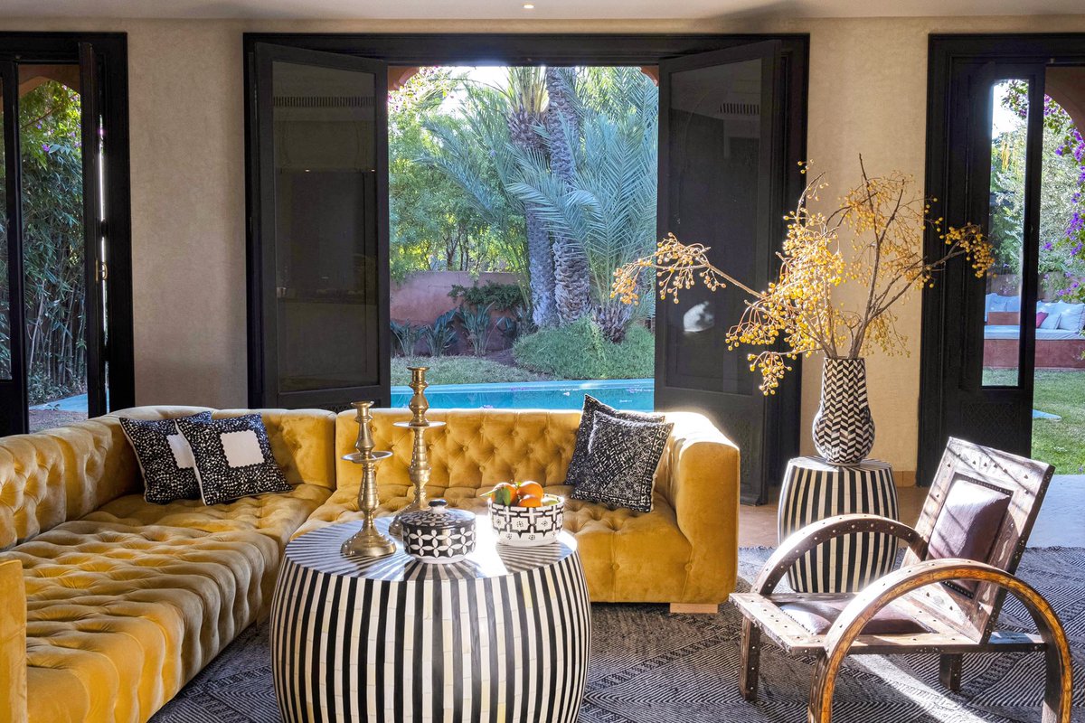 Discover the beauty of modern Moroccan #design at Palais Aziza &amp; Spa in #Marrakech!