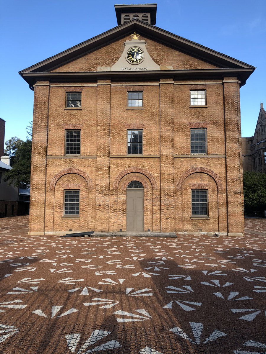 PhilipThalis's tweet photo. Impressive speakers at the re-launch of Hyde Park Barracks. Lord Mayor @CloverMoore, NSW Arts Minister @Minister_Harwin, former Fed Arts Minister @pgarrett ready to see #jonathanjames extraordinary art work on the ground plane of HPB’s courtyard ground plane.
#publicsydney https://t.co/u8YaNZ2P8Z