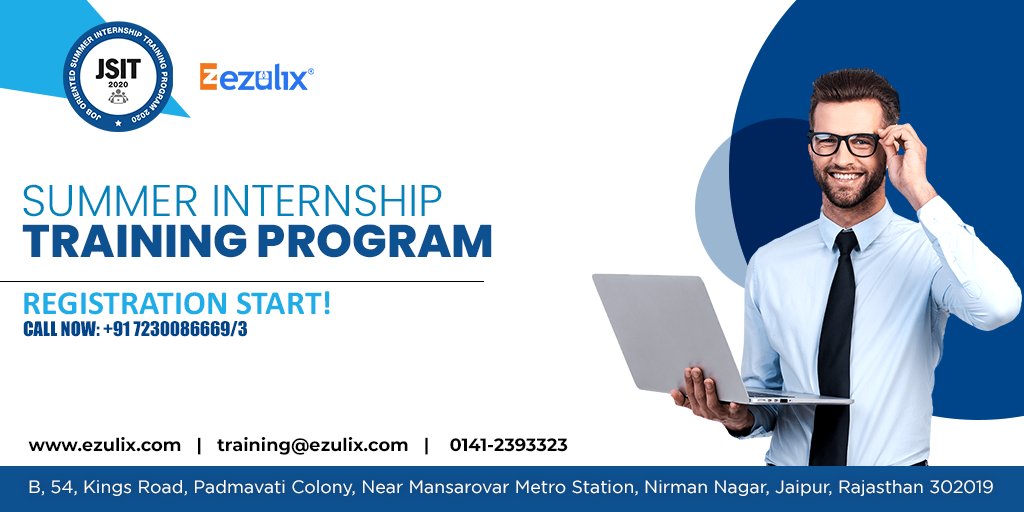 InternshipinJa1's tweet photo. Gain valuable work experience and give yourself an edge in the job market by summer internship training. 

Batches has been starting, book your seat: https://t.co/GCOyFBWYRG

Who can apply- All https://t.co/pFbEMWeI6T, BCA, MCA, MBA, MSC and diploma students.  #internshipinJaipur https://t.co/gOHobO9CaB