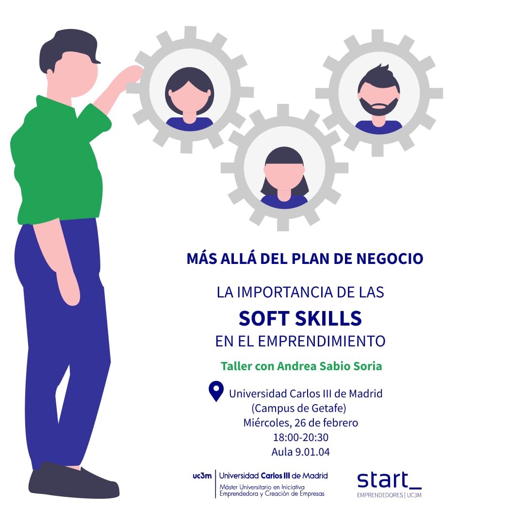 Me he enterado que la crack de <a href="/AndreaSabioo/">Andrea Sabio</a> va a ser ponente en el taller sobre la importancia de las soft skills y ahora quiero invitar a todo el mundo a ir a verla