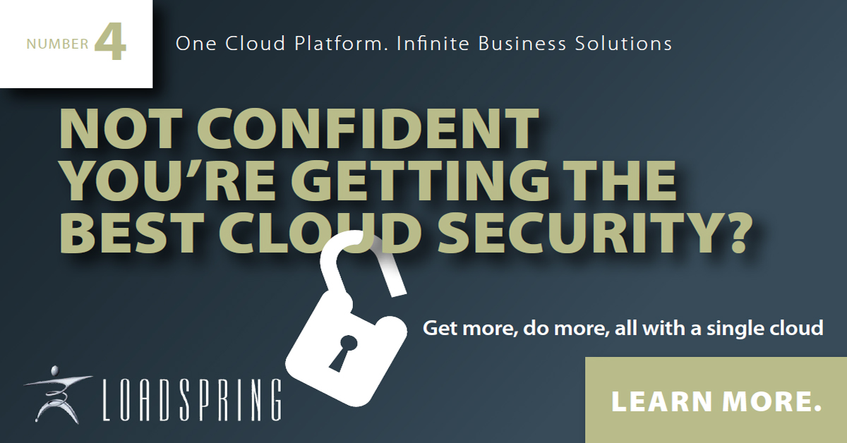 LoadSpring's tweet image. Here&apos;s an infographic: ow.ly/FzWg30qgDKS with all the insightful details about our built-in protection system that’s NEVER been compromised. Only #LOADSPRINGCLOUDPLATFORM is effective in guarding your #apps and #data against those pesky attackers.