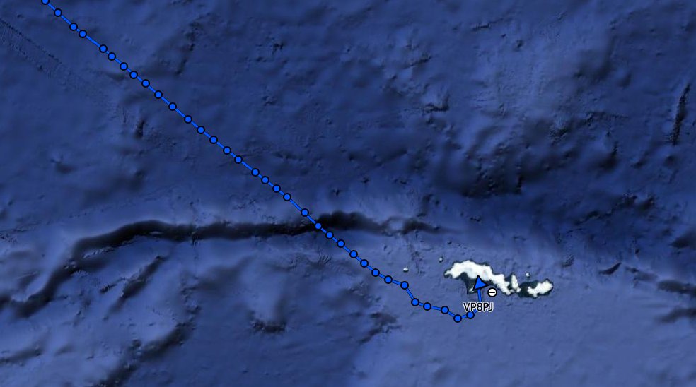 DX_World's tweet photo. FEBRUARY 20 @ 08:00 UTC – Braveheart &amp; team arrived Signy island. They are anchored offshore. Zodiac trips unloading equipment will commence soon.
https://t.co/YVweinZxtO https://t.co/577vXxxty2