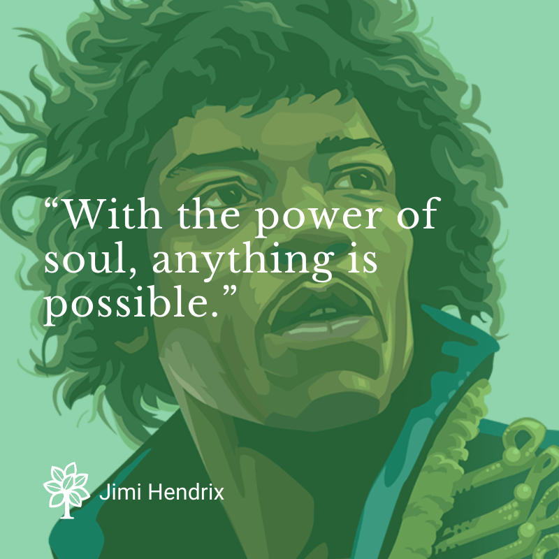 “With the power of soul, anything is possible.” - Jimi Hendrix // illustration: @robertmball #BlackHistoryMonth #Education #LindenExperience