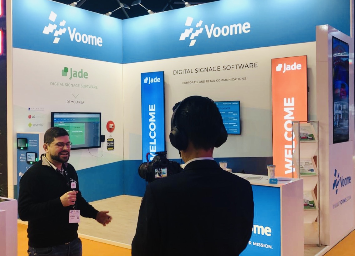 VoomeNetworks's tweet photo. #ise2020 is done. We want to say thank for stopping by our booth and share with you the best of the show. Hope to see you again next year in Barcelona! #ise2021 #digitalsignage #DigitalTransformation https://t.co/aBqzZR5f9l